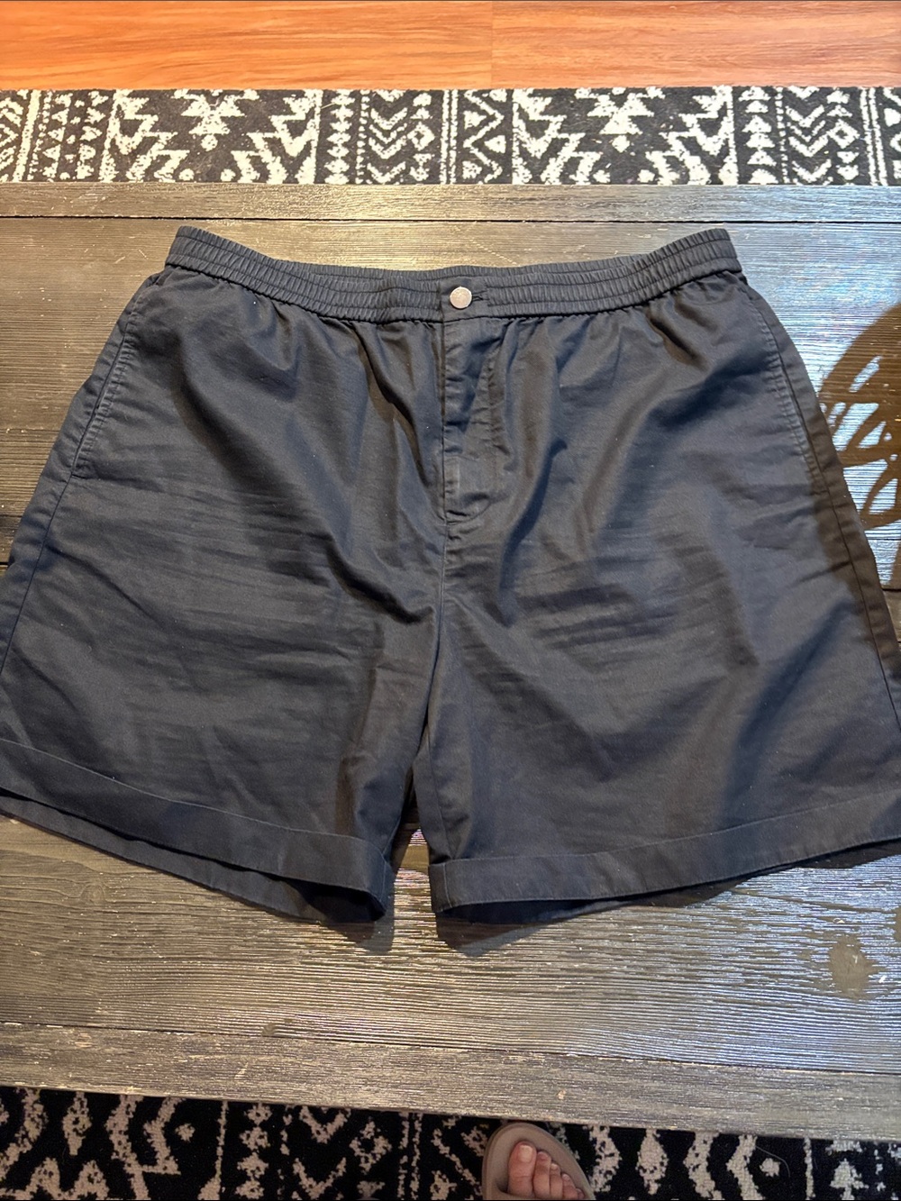 INC International Concepts Flat-Front Elastic Waist Shorts